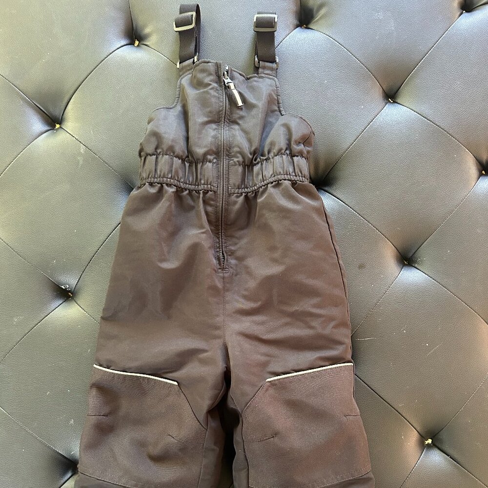 Swiss Tech Toddler Black Snow Bib size 3T